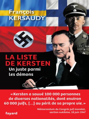 cover image of La liste de Kersten